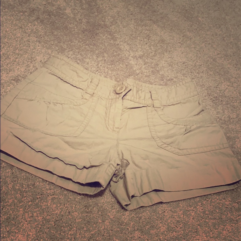 Ann Taylor Khaki Shorts